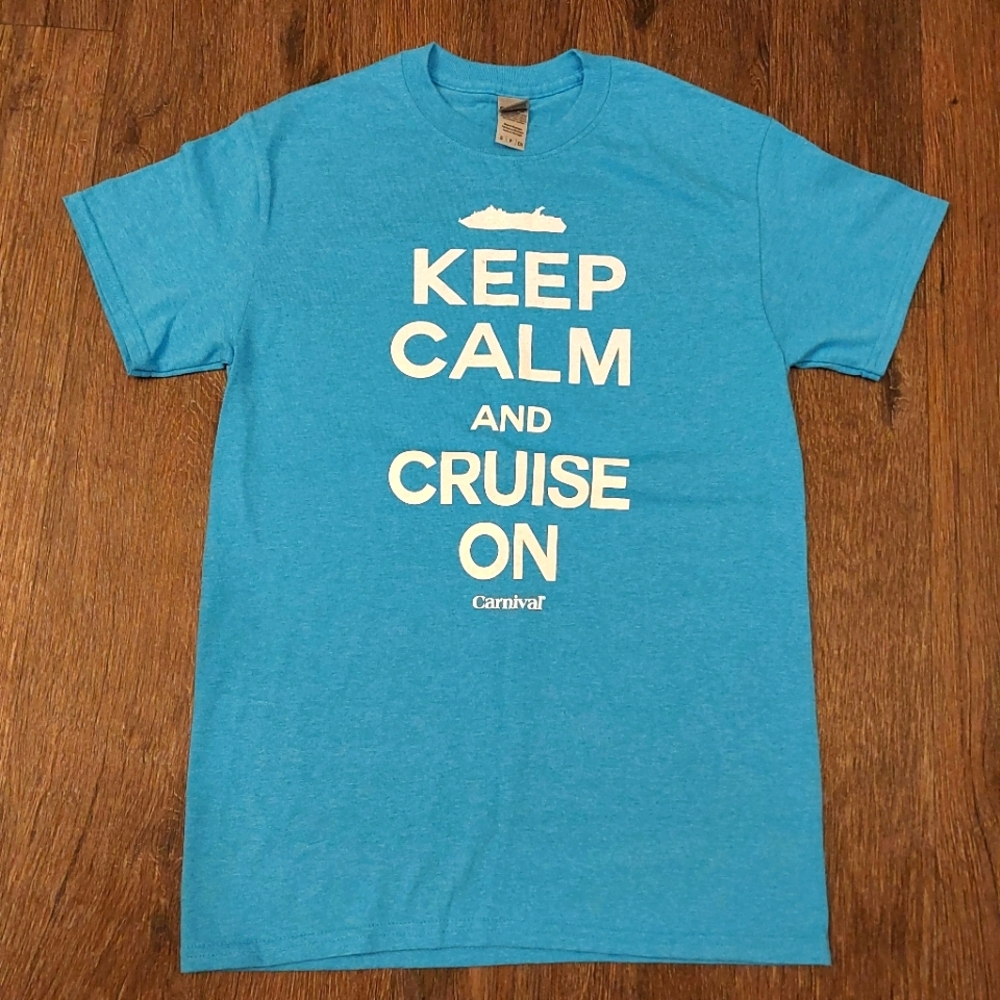Carnival Cruise Ship "Keep Calm and Cruise" T-Shirt – Size Small